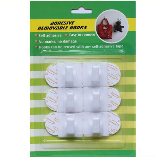 sticky wall plastic adhesive hooks