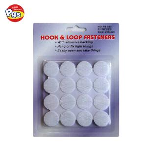 Nylon picture hanging adhesive hook and loop