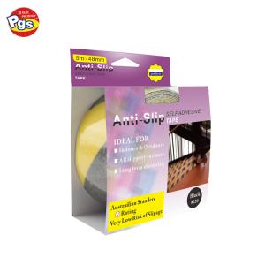 yellow and black 48mm double self adhesive floor anti slip tape