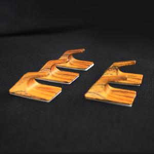 Adhesive wood printing hook