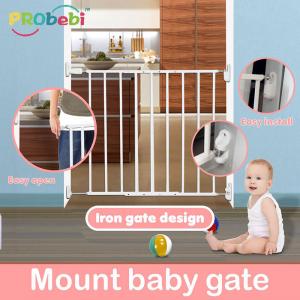 Metal pet friendly safety baby gates