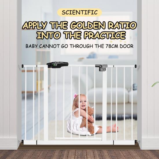 Modern metal safety wall protective gate for baby