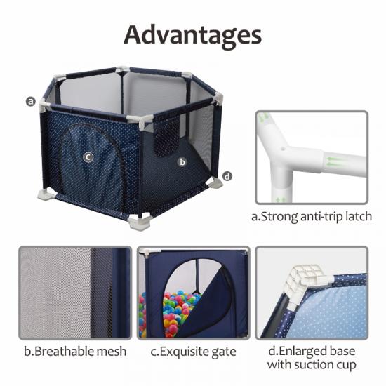 Outdoor ABS safety baby playpen