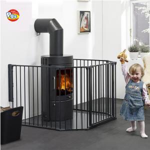 fpldable and portable metal safety barrier baby playpen