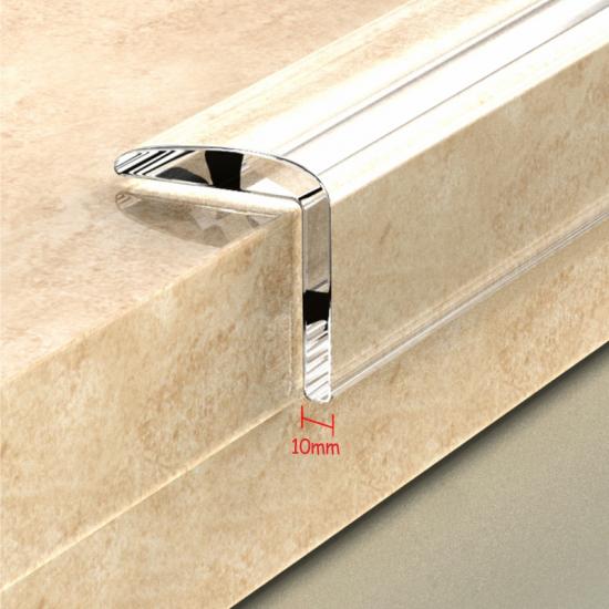 transparent 6 meters long baby proof table edge strip for furniture
