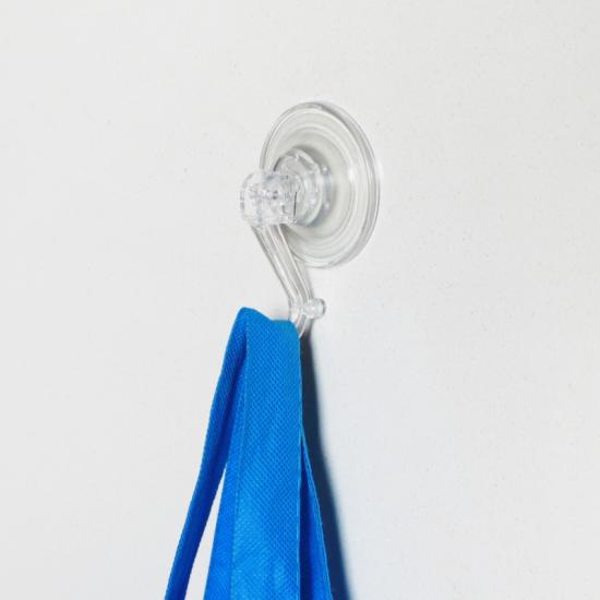 Reusable Transparent Plastic Suction Hook