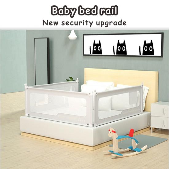 child safety sleeping breathable mesh bed fence rails​