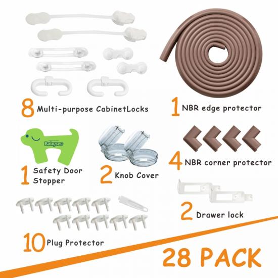 hot selling 28pcs safety kit baby proofing