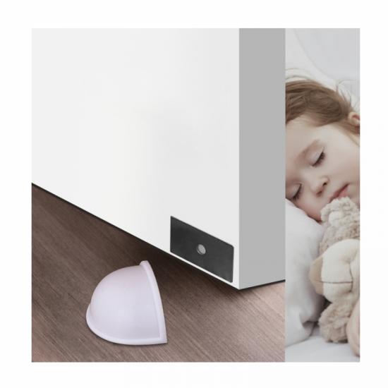 Self Adhesive Stick On Floor Baby Safety Magnetic Door Stop