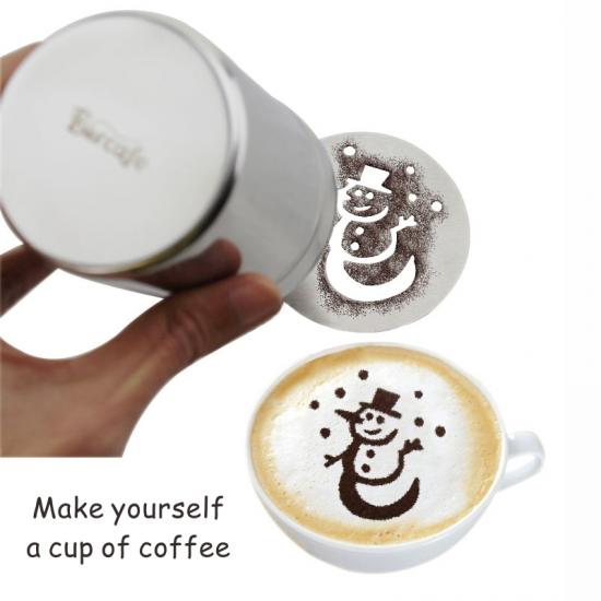 Metal personalizado de plantilla de café de acero inoxidable de diseño elegante BARISTA plantilla de café
