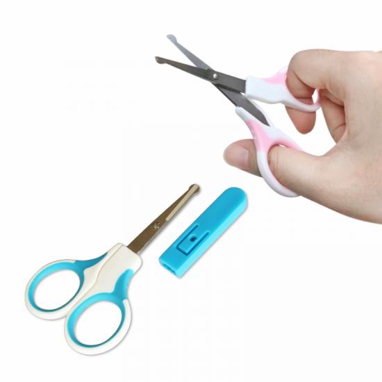 Professional Small Baby Safety Plastic Nail Scissors