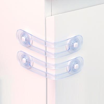 Long Transparent Childproof Baby Safety Drawer Locks