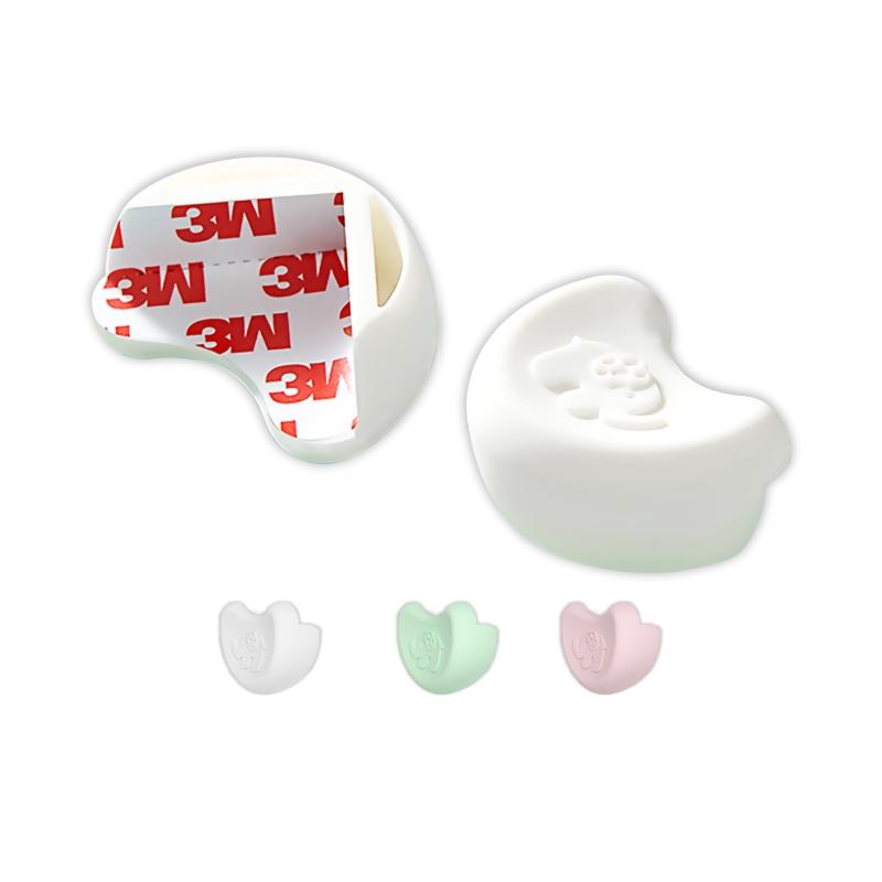 Producto de seguridad para bebés Anti-colisión Pastilla protectora del borde del ángulo del ángulo del protector de la esquina de silicona