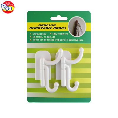 sticky two adhesive hooks wall