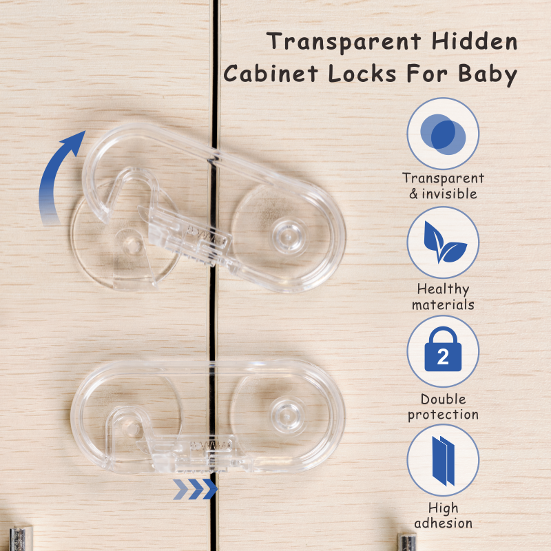adhesive cabinet locks