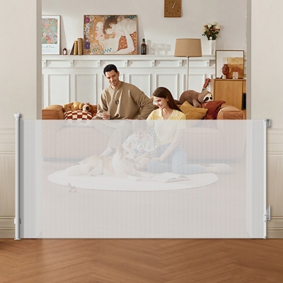 Indoor and outdoor auto close wooden dog gate