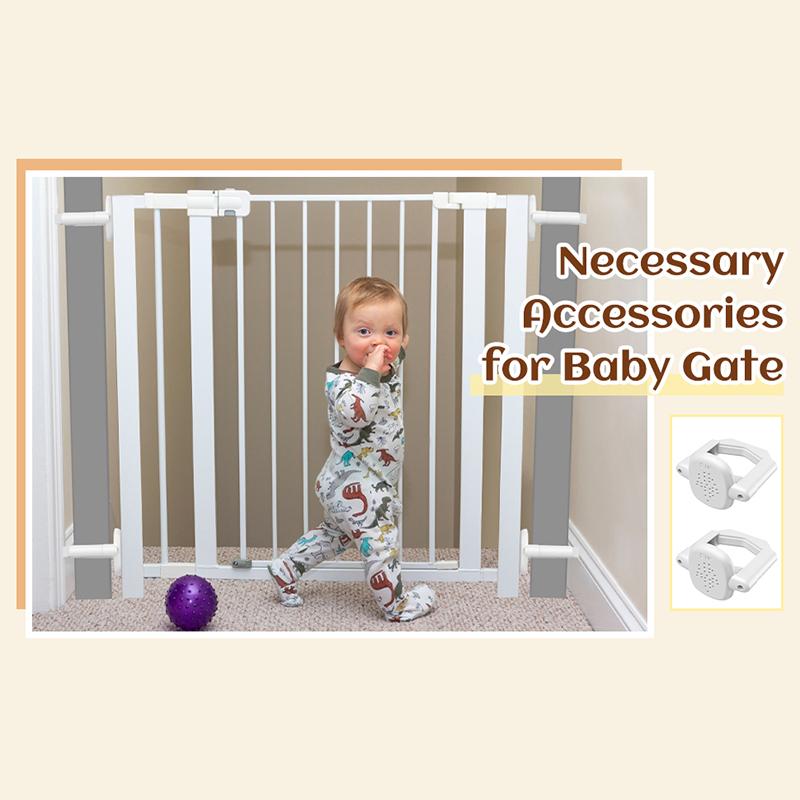 Square 27-Hole Drill-Free Stair Gate Adapter