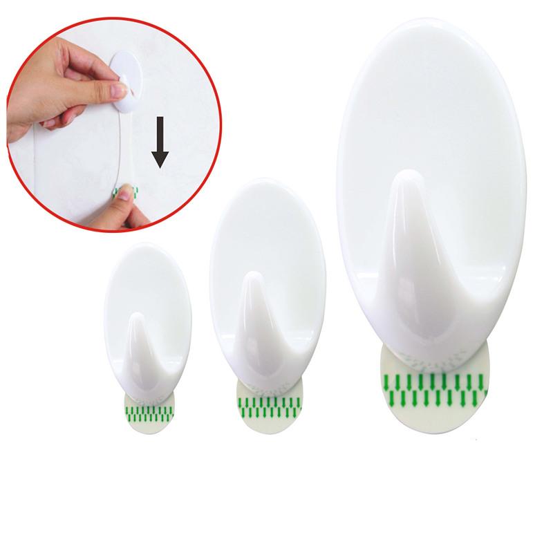Customizable Plastic Adhesive Hooks