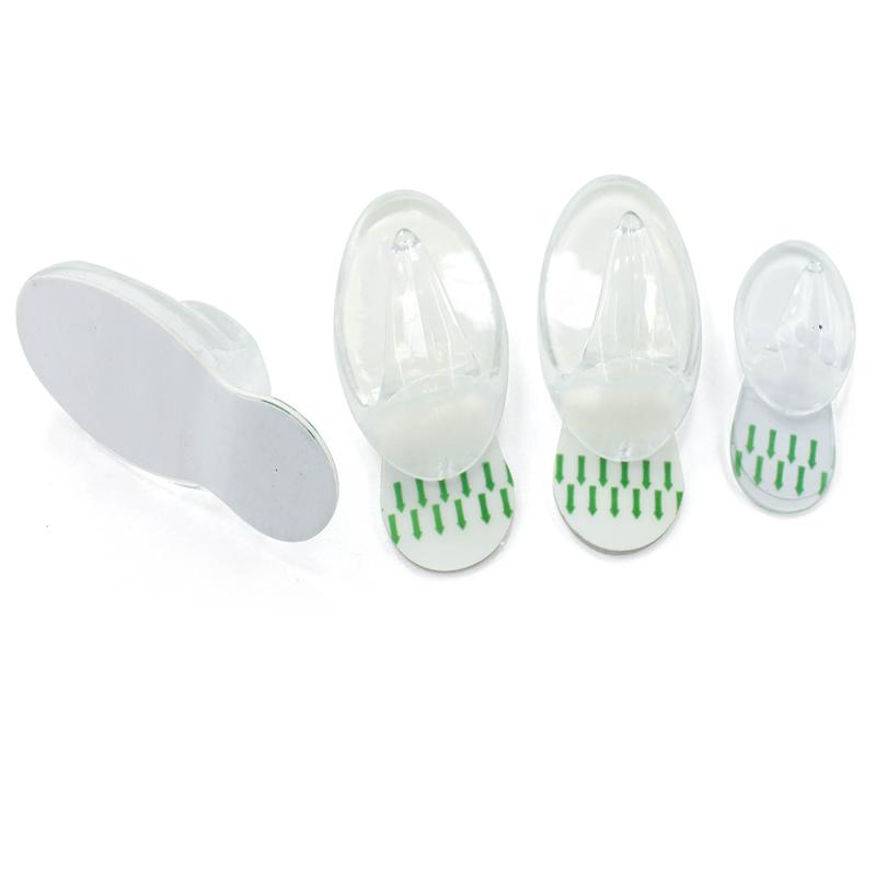 Customizable Plastic Adhesive Hooks