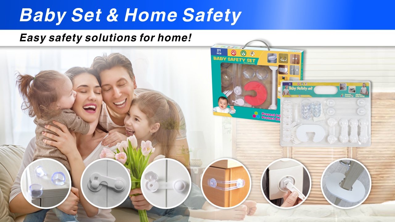 Kit de productos de seguridad para bebés que se puede personalizar por su cuenta